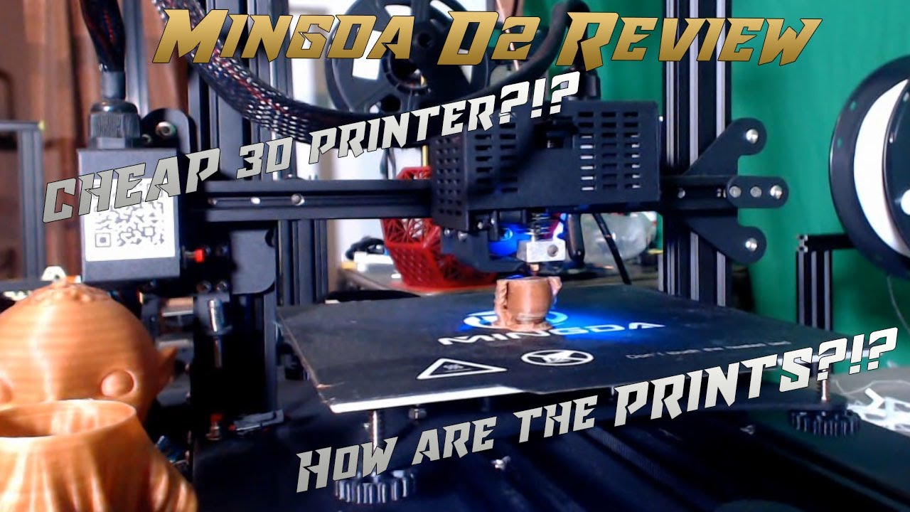 Best Mingda d2 CHEAP 3d printer review!