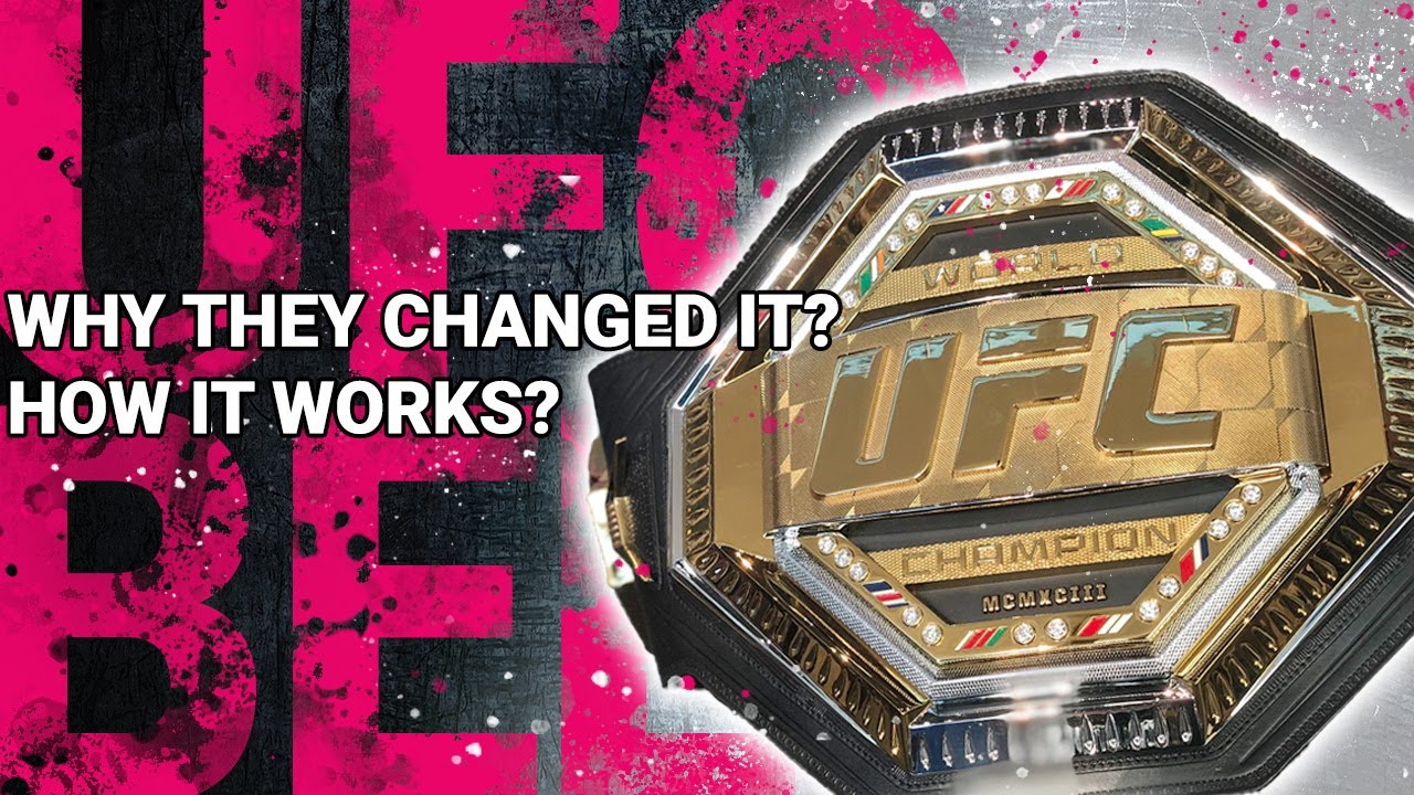 The new UFC belt system explained, 2022.