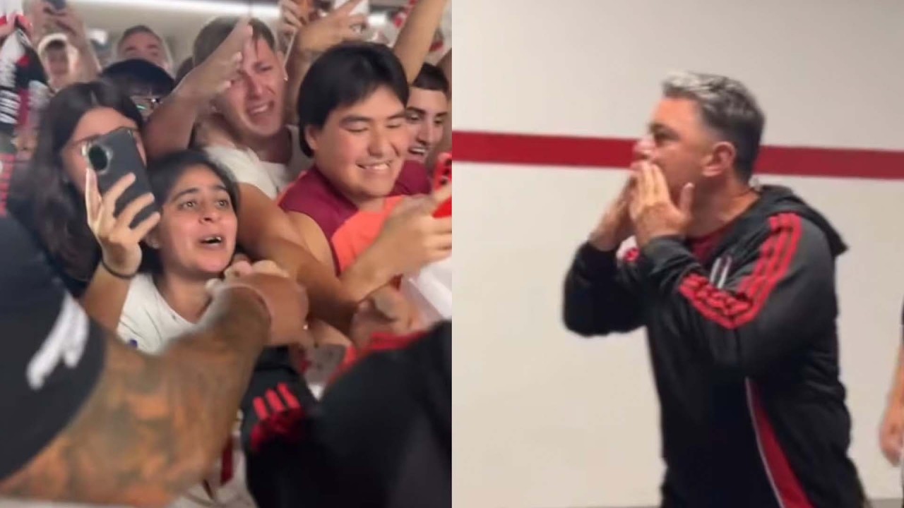 AMOR POR GALLARDO: ASÍ LO DESPIDIÓ LA GENTE DE RIVER EN EL ÚLTIMO ENTRENAMIENTO Y SE VIENE COUDET