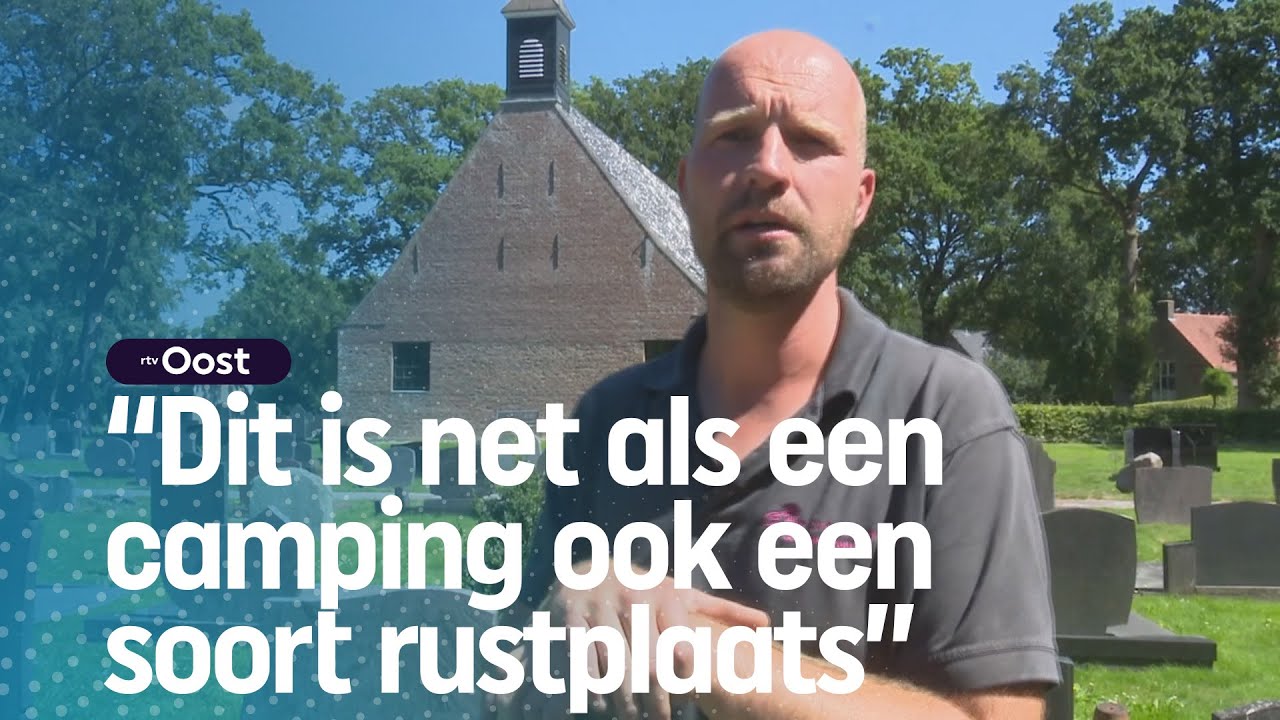 Campingeigenaar Roel graaft in z'n vrije tijd graven op een kerkhof | RTV Oost