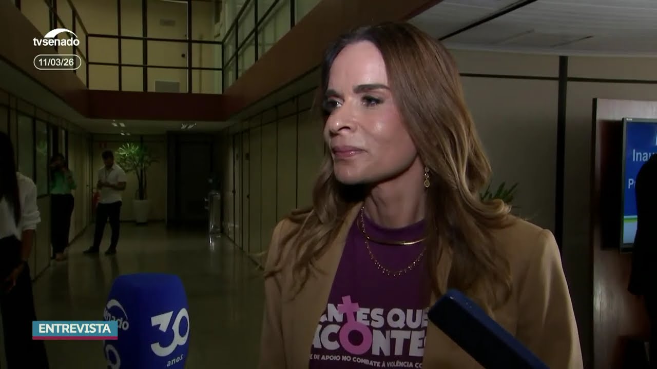 Daniella Ribeiro fala sobre a inauguração da Sala Lilás no Senado – 11/3/26