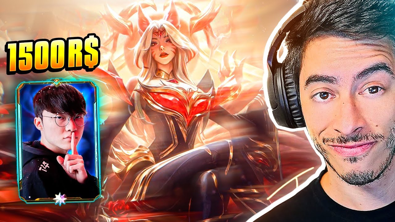 COMPREI A SKIN MAIS CARA DO LOL!
