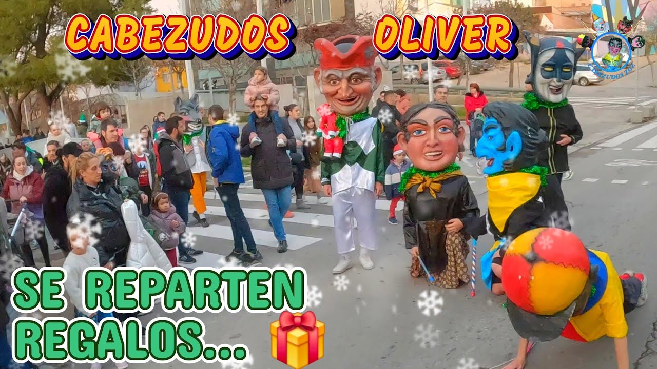 Cabezudos Oliver - Salida Navideña