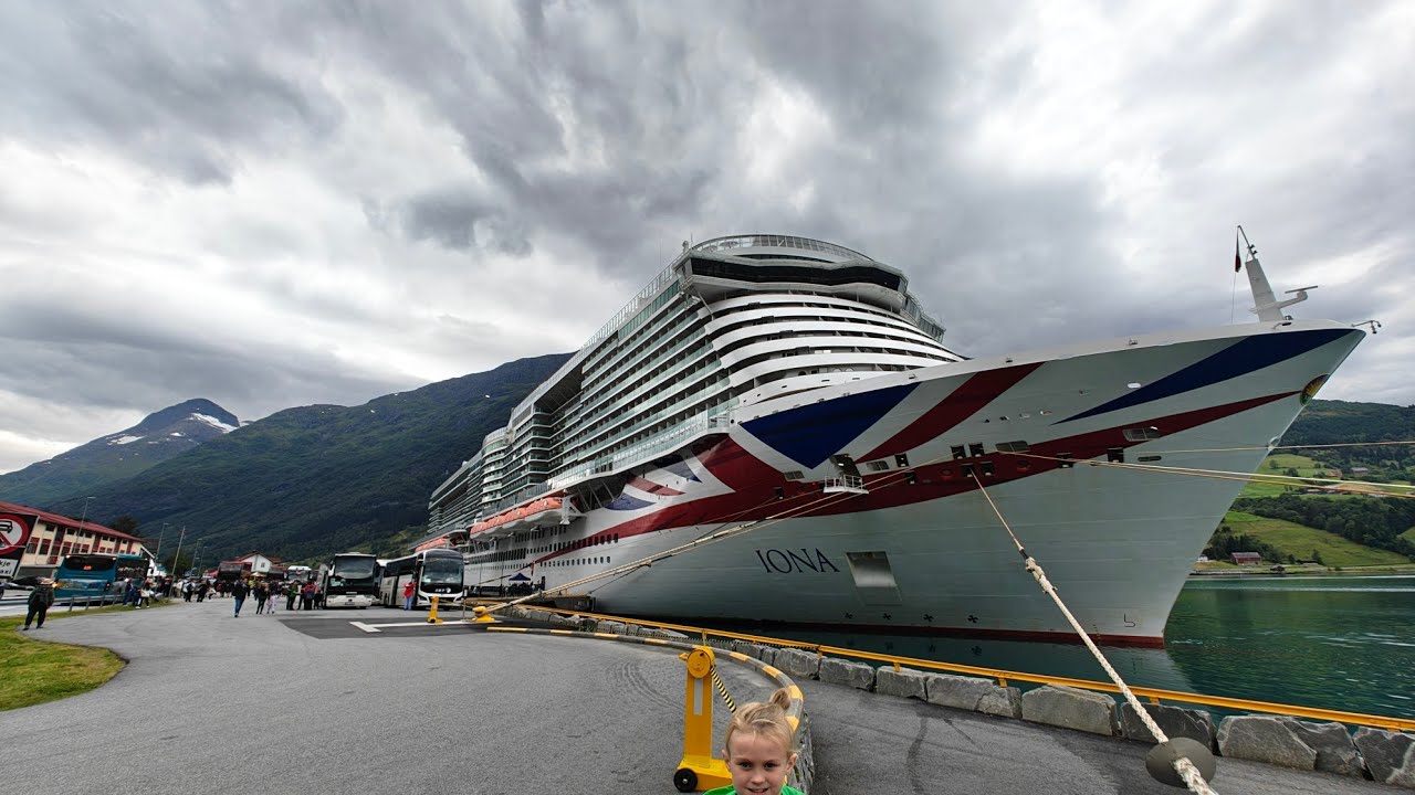 P&O Iona Cruise to Norwegian Fjords Summer 2024 Day 4 Olden