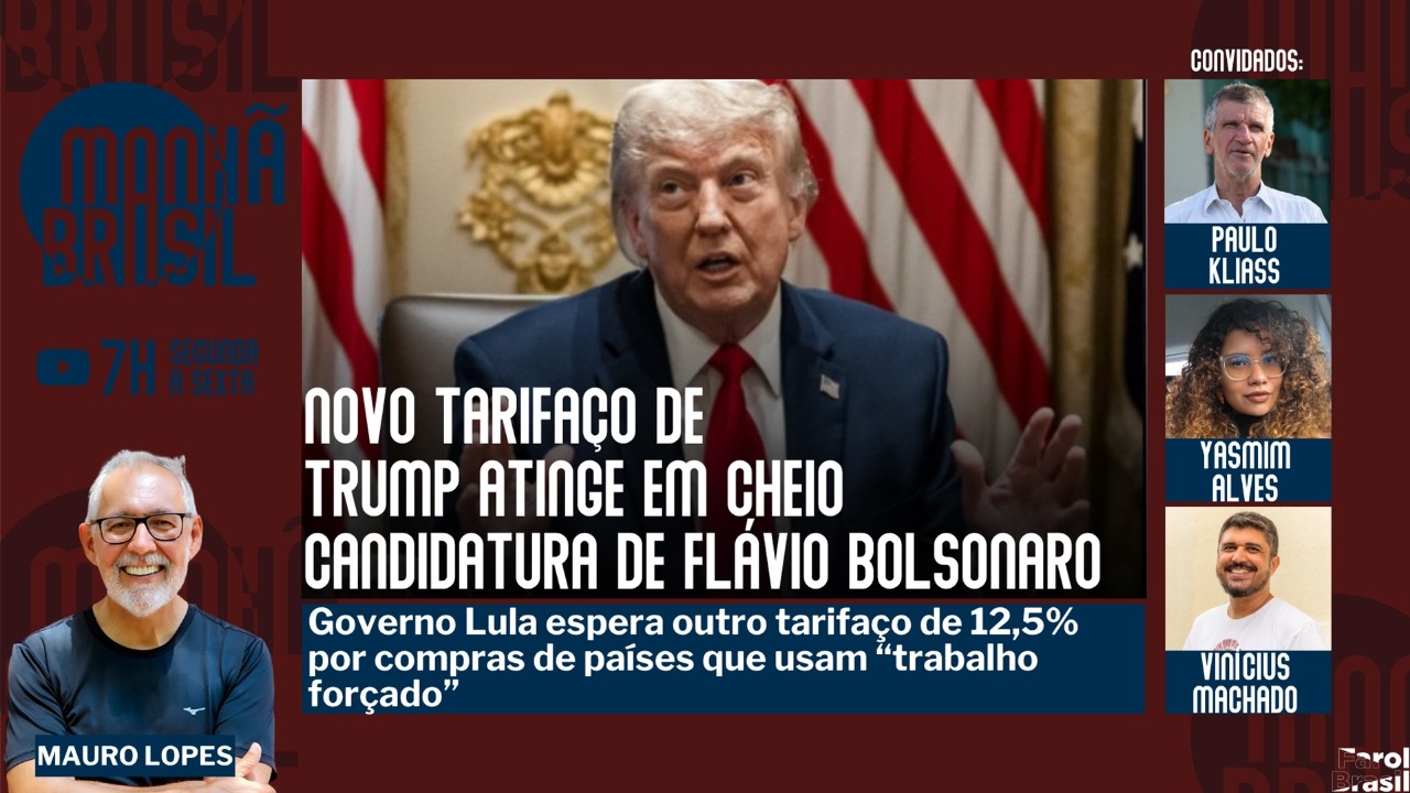 Novo tarifa&ccedil;o de 25% de Trump prejudica ainda mais candidatura de Fl&aacute;vio Bolsonaro  |17.7