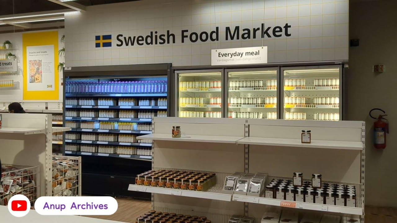 Swedish Food Market in IKEA Store Hyderabad | Anup Archives | Free HD Video - No Copyright Freestock
