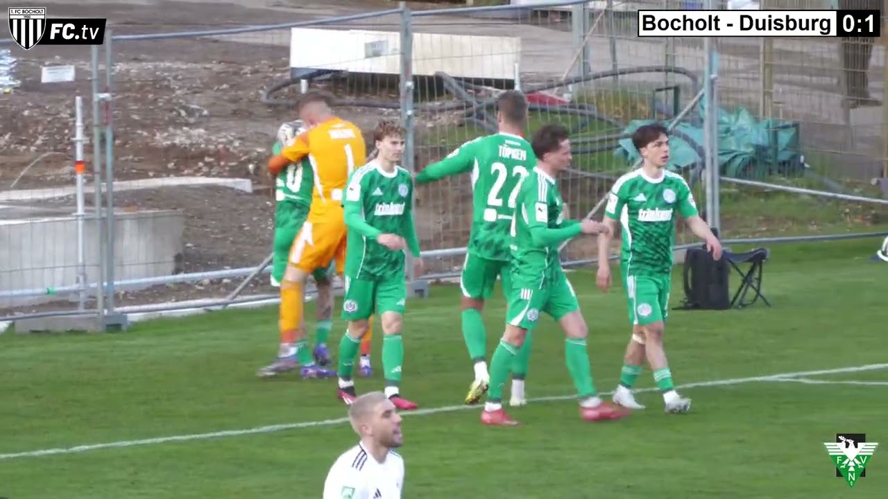 Niederrheinpokal: 1. FC Bocholt - MSV Duisburg 0:2 n.V.