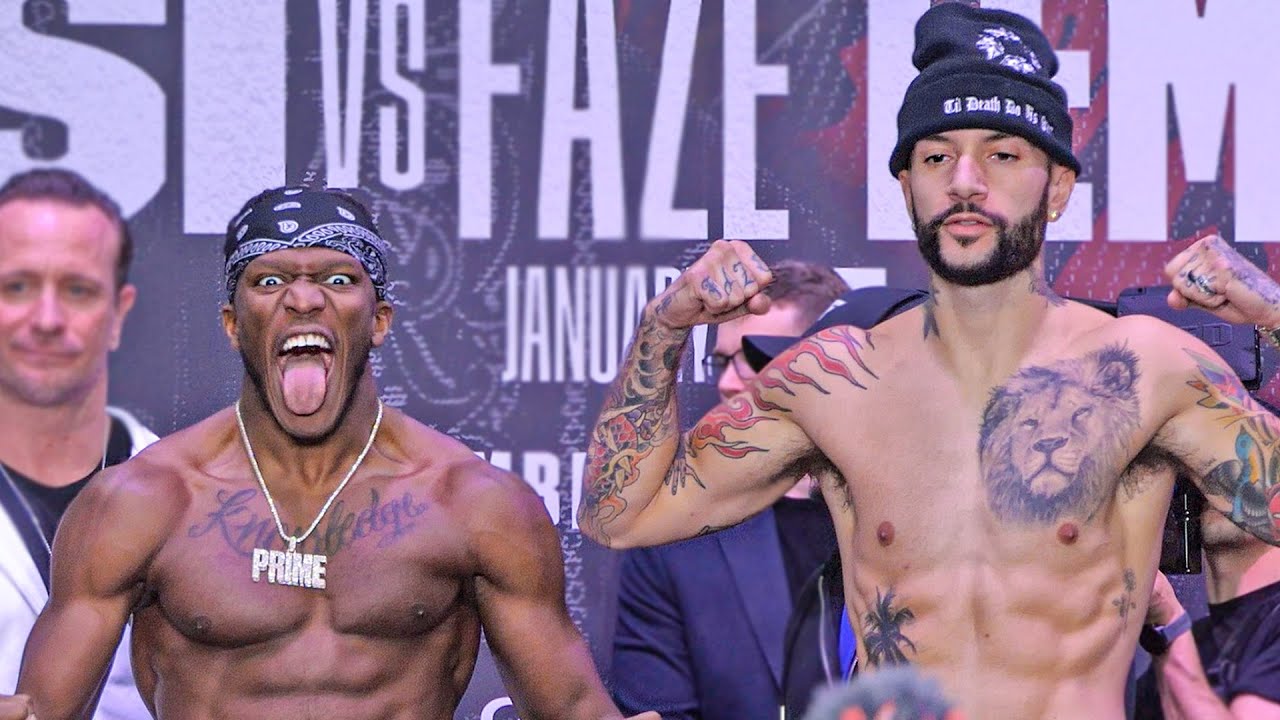 KSI vs. Faze Temperrr • FULL WEIGH IN & FACE OFF | DAZN Boxing & Misfits 004