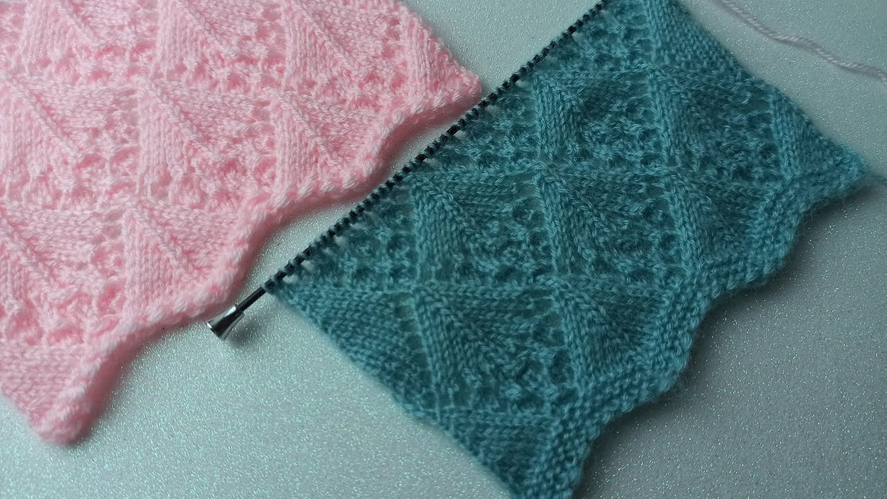 Ajurlu Yapraklar Örgü Modeli Yapılışı /how to knit knitting