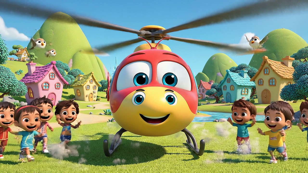 Un Pequeño Helicóptero Hace Zumb Zumb Zum | Canciones de Aviones y Helicópteros