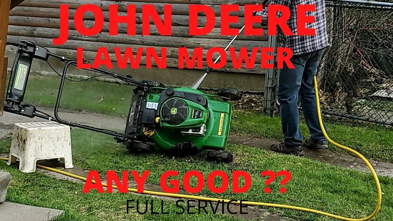 СЕРВИСНОЕ ОБСЛУЖИВАНИЕ ГАЗОНОКОСИЛКИ. МОДЕЛЬ: John Deere JS48 #FrugalWithJohn