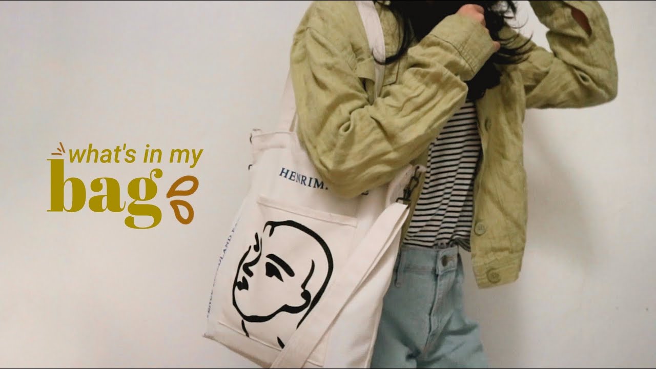 what's in my bag? 👜 [ essentials, minimalist ]