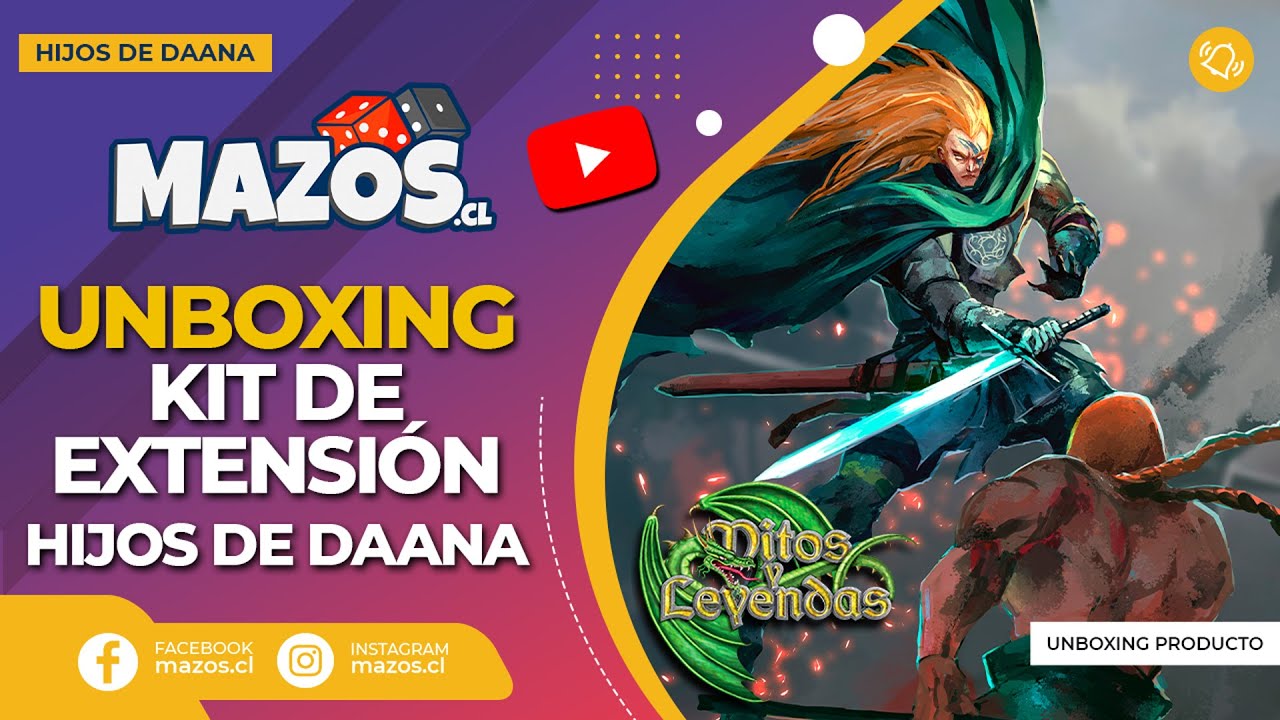 Unboxing Kit Extensi&oacute;n Hijos de Daana, #PrimerBloque @myloficial |&nbsp;Mazos.cl
