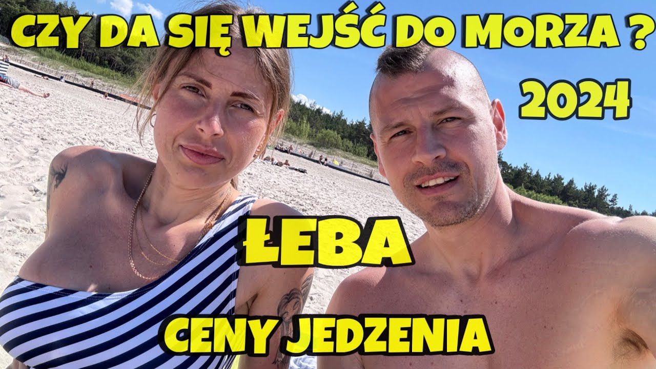 CENY JEDZENIA i CZY DA SIĘ WEJŚĆ DO MORZA - ŁEBA BAŁTYK 2024 P.S. TU ROSNĄ PALMY