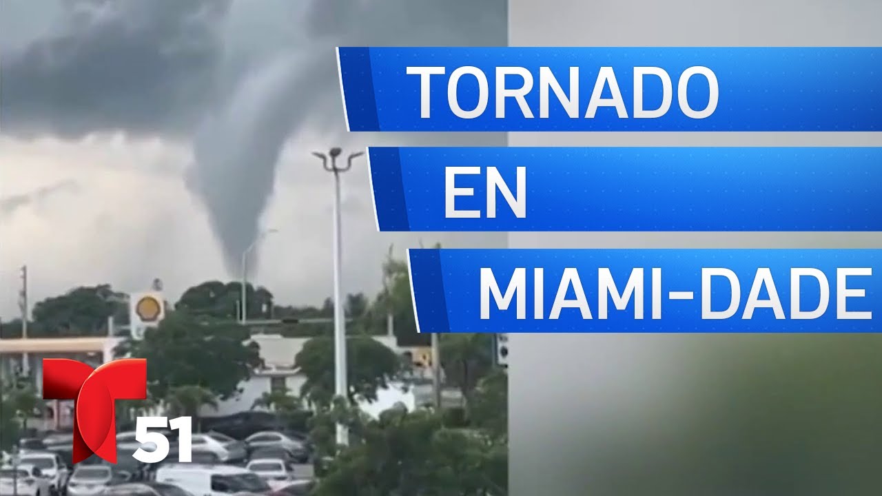 Tornado sorprende a residentes de Miami-Dade