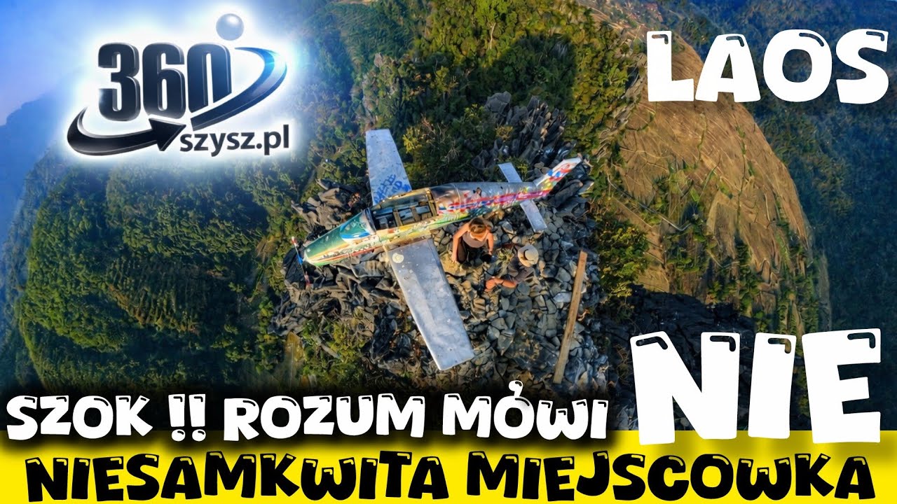 SZOK w Vang Vieng! Rozum mówi NIE Ten punkt widokowy  jest niesamowity Phapoungkham Cave Laos 360°