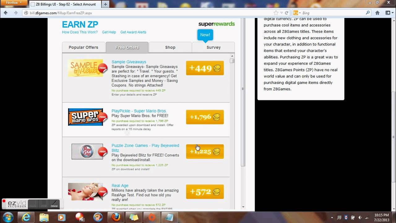Como conseguir zp gratis!!!