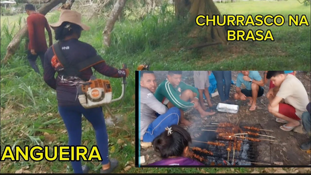 Limpeza  NA COMUNIDADE CHURRASCO E AÇÃO 