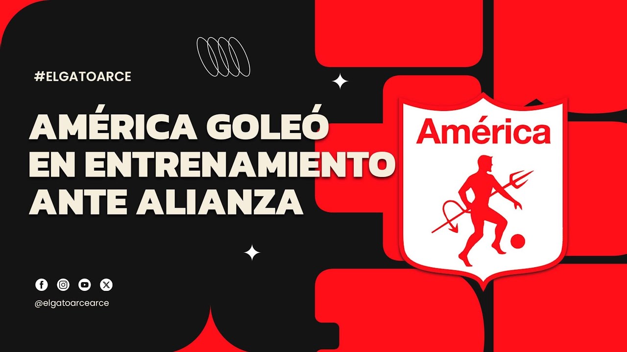 #los120segundosdelgato AMERICA DE CALI GOLEÓ EN SU ENTRENAMIENTO DE HOY CON ALIANZA