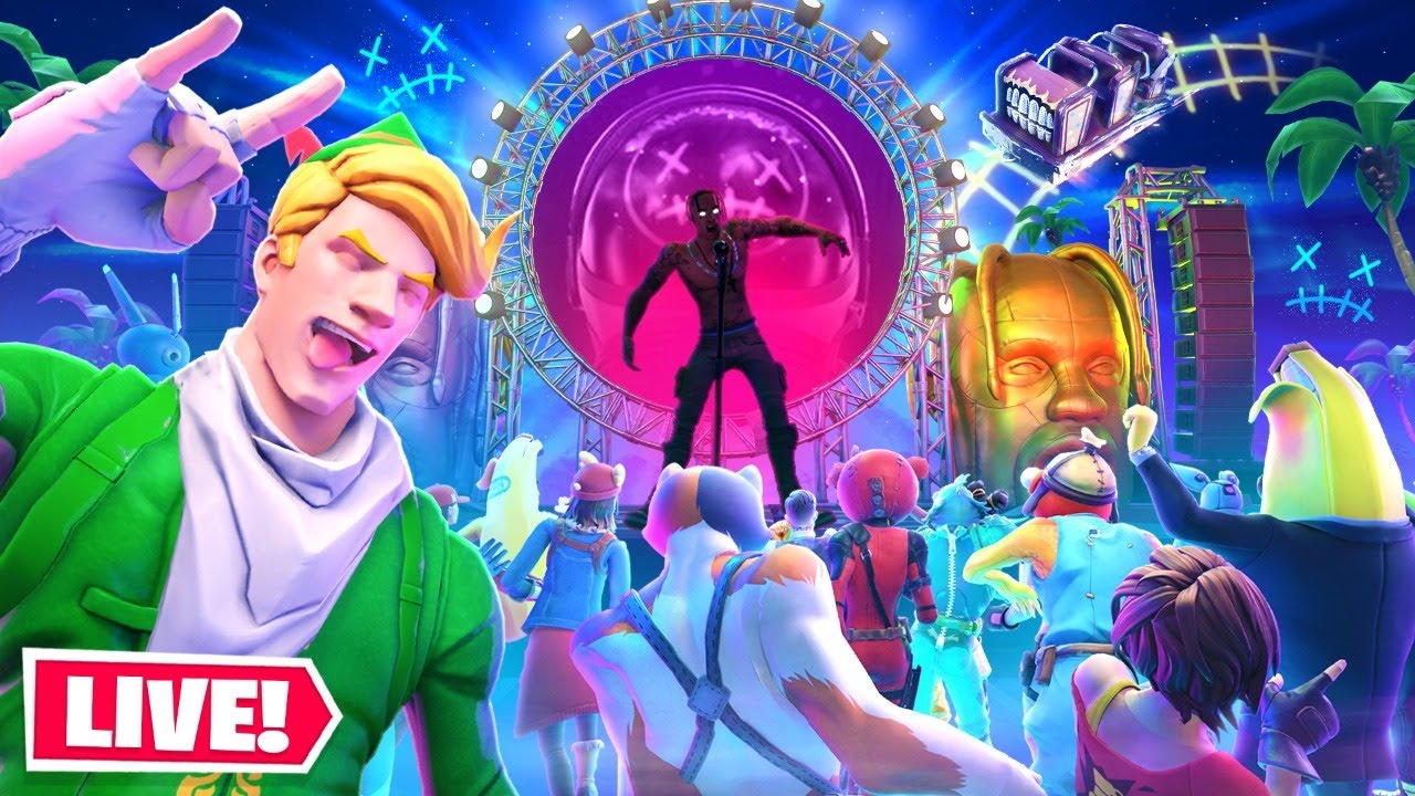 Fortnite x Travis Scott Concert LIVE Event