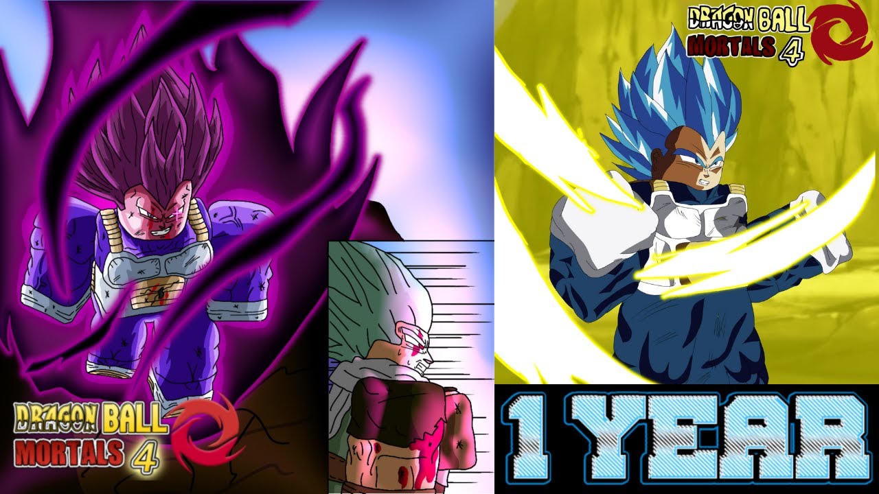 1 year! Dragon Ball Mortals 4 1 year anniversary special video.