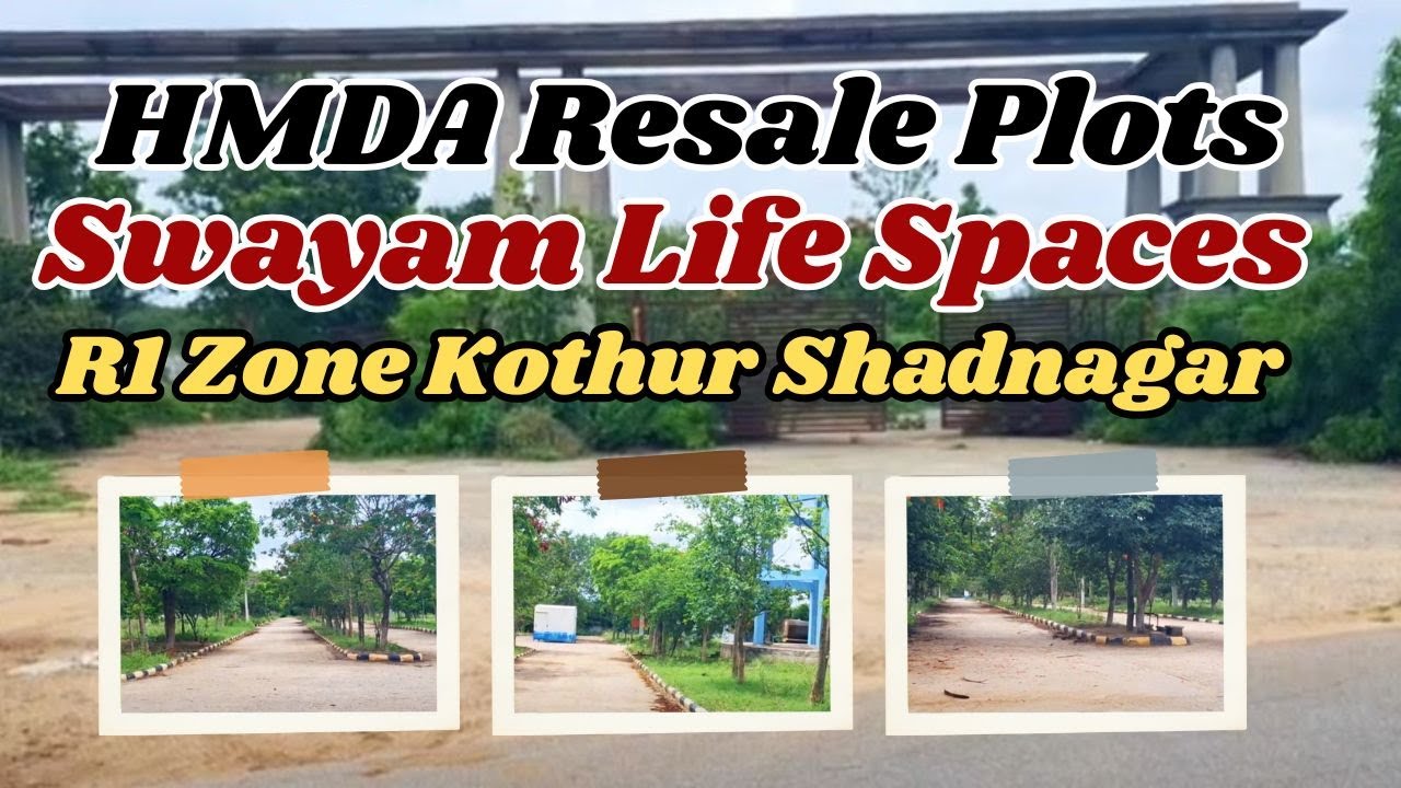 Swayam Lifespaces hmda resale plots R1 Zone Penjerla | Kothur Shadnagar