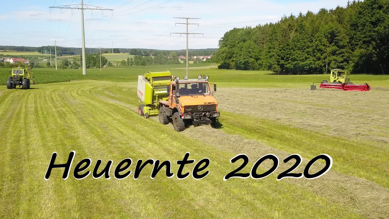 Heuernte 2020 MB Trac und Unimog