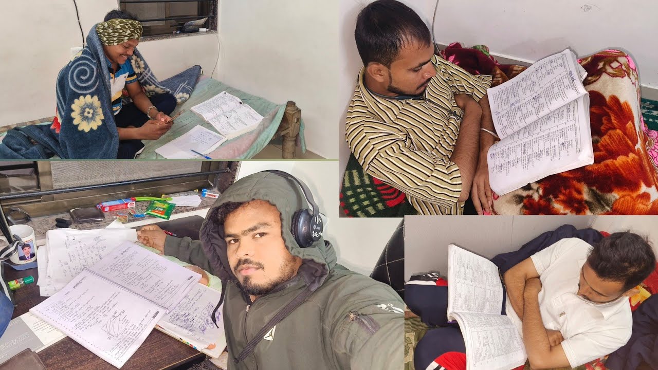 બહુ ઠંડી માં engineer સાહેબો reading કરી રહ્યાં છે||Gsssb ની preparation સાલું છે||