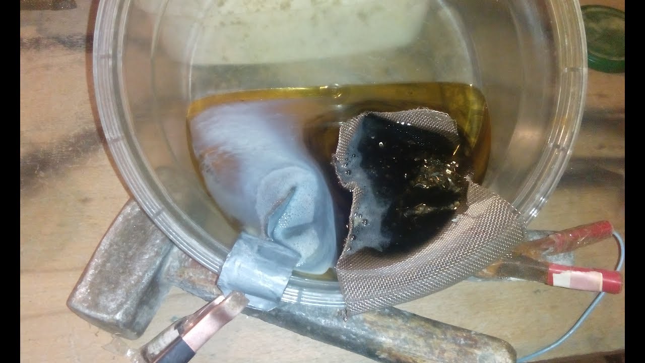 Reverse electroplating gold recovery part 1