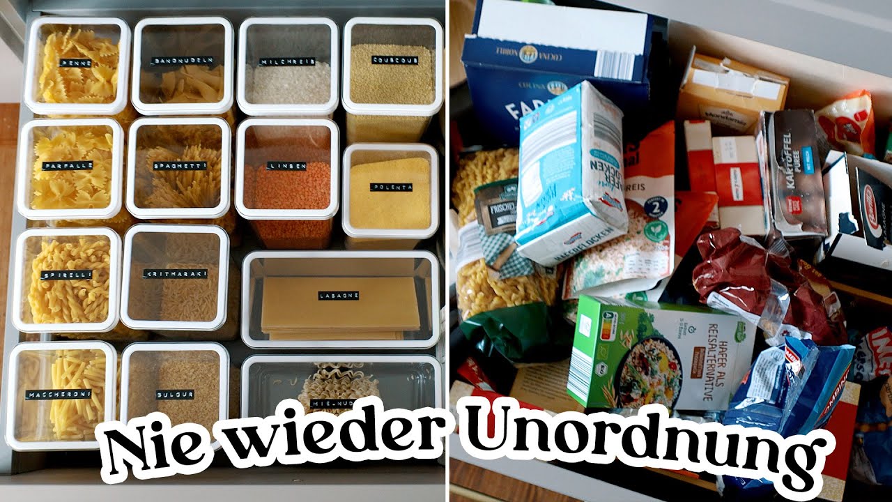 KÜCHE organisieren und einräumen | So halte ich Ordnung in den Schubladen und schaffe mehr Stauraum