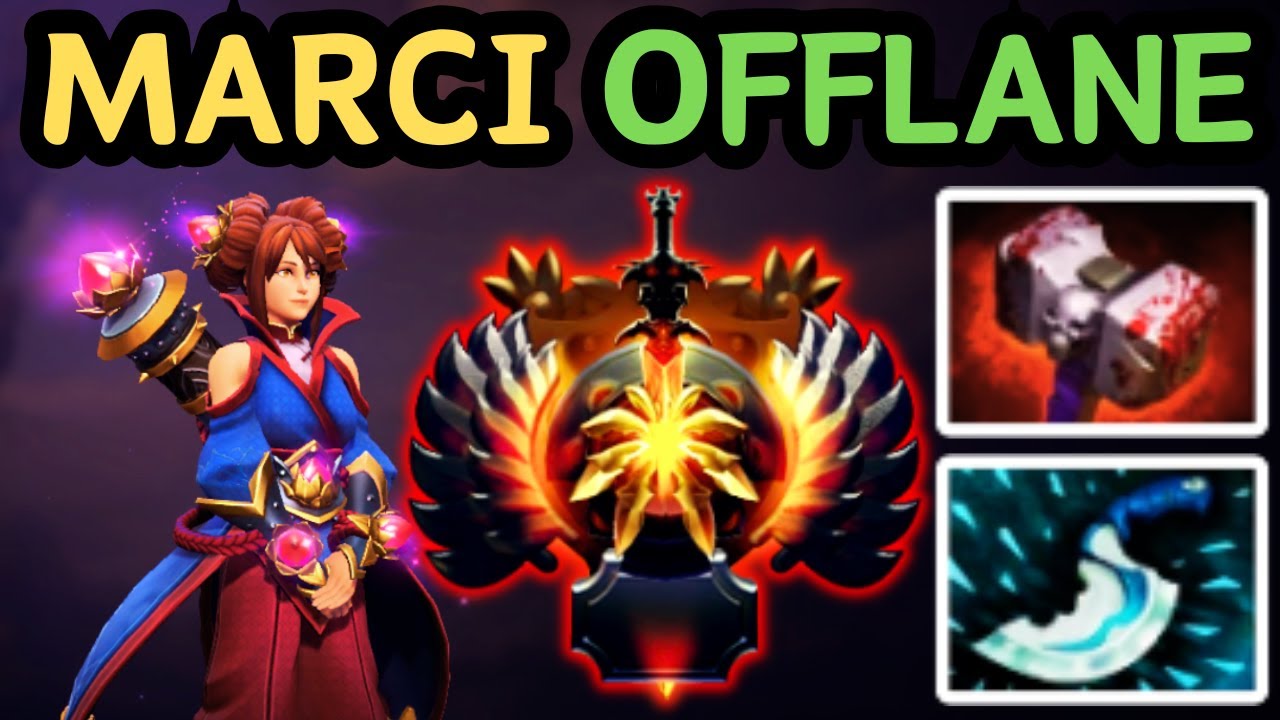 🔥 “NO ITEMS, JUST HANDS” — MARCI OFFLANE MADNESS | DOTA 2 🔥