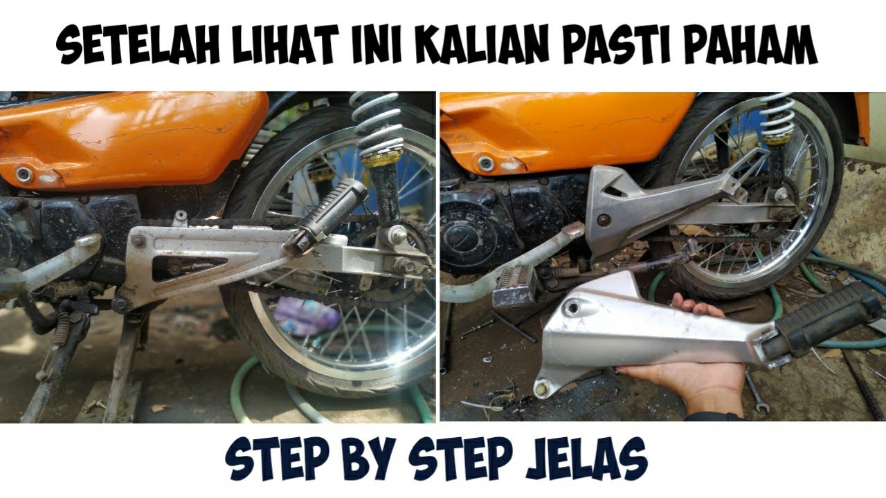 Cara Jelas PNPin footstep Karisma & Supra125 di motor Astrea grand