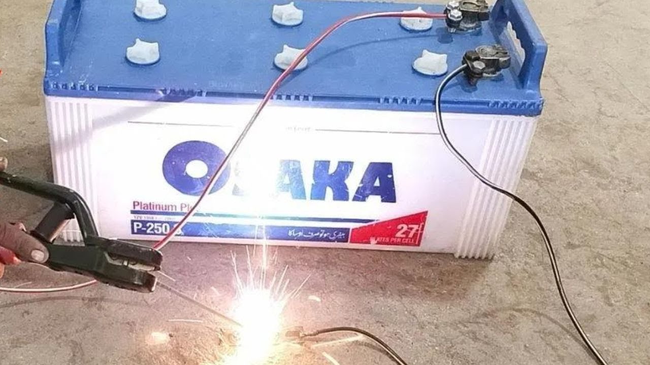 How To Make Welding Machine Using 12 volt Battery Easy Way at Home 5 Minutes New Experiment