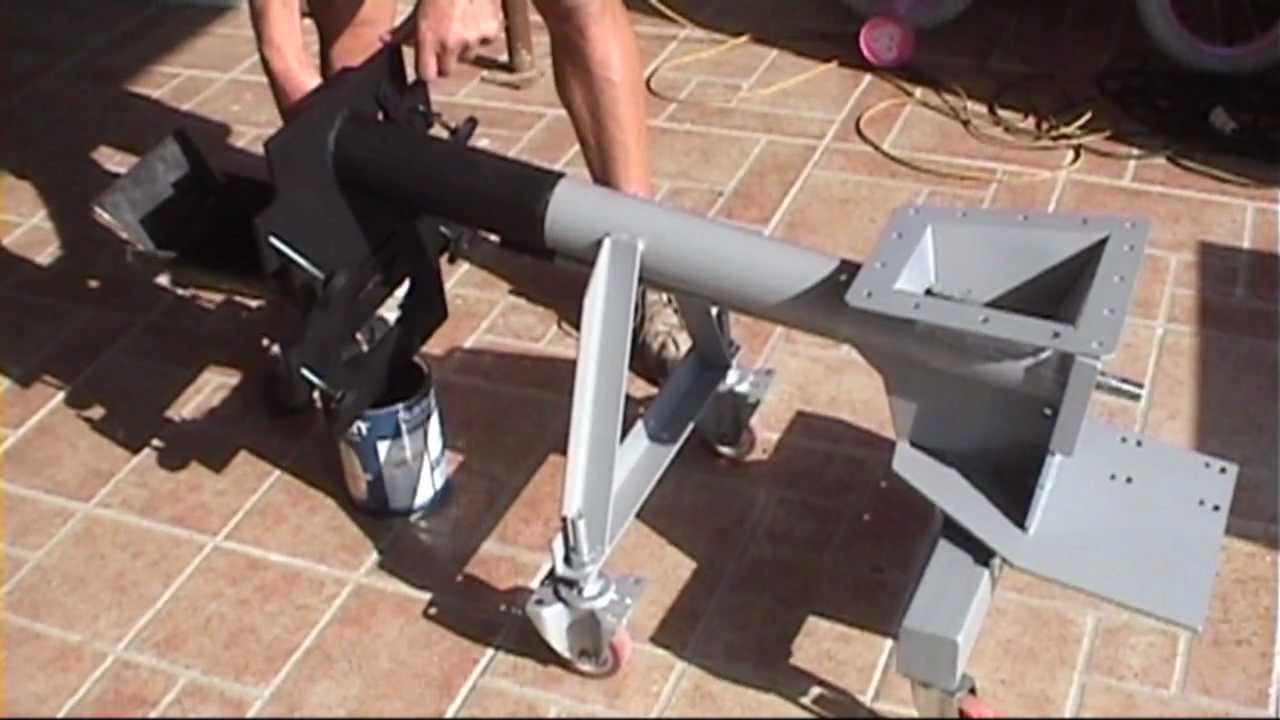 QUEMADOR DE BIOMASA CASERO -video 1