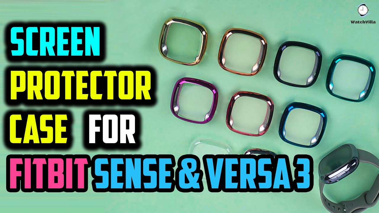 Top 5: Best Screen Protector Case for Fitbit Sense/Versa 3