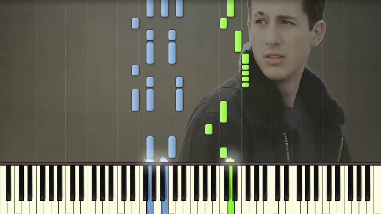 Charlie Puth - Up all Night - Piano tutorial (Synthesia)