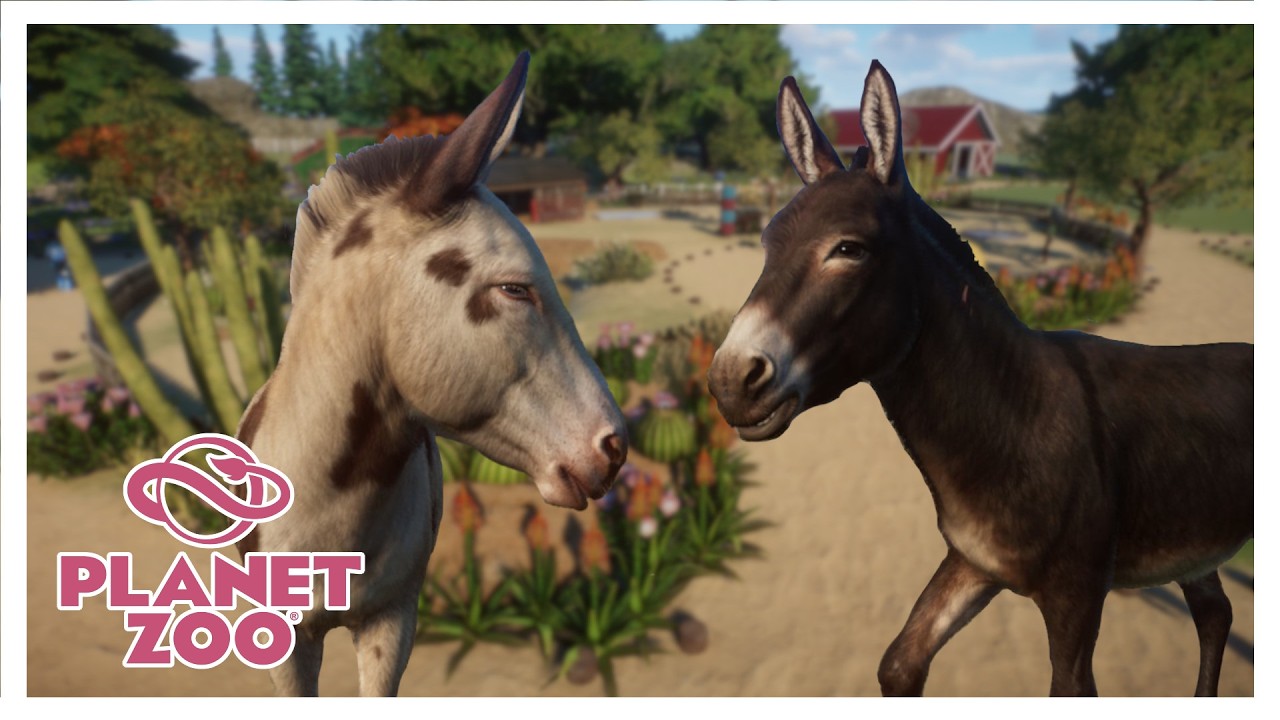 Fawhen Memorial: American Donkey Enclosure - Planet Zoo [Barnyard Animal Pack DLC]