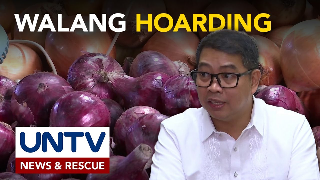 Inspeksyon ng DA sa mga warehouse ng sibuyas: walang hoarding, pero mababa ang supply