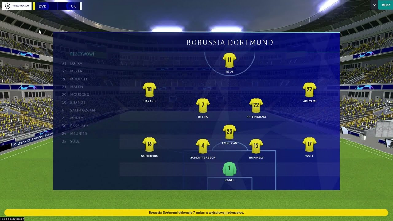 Football Manager 2023 | Champions League entrance