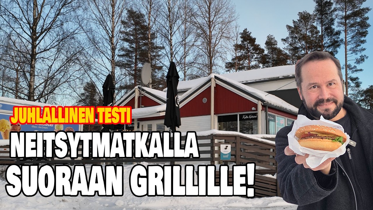 BOTTAS BURGER EKALLA PYSÄHDYKSELLÄ - SISÄÄNAJO LÄHDE KIOSKILLE - LAHTI - FORMULAKUSKIN ERIKOINEN