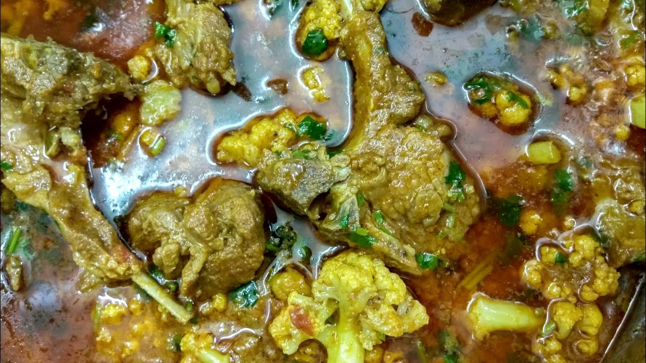 Mutton gobhi gosht recipe-simple and easy