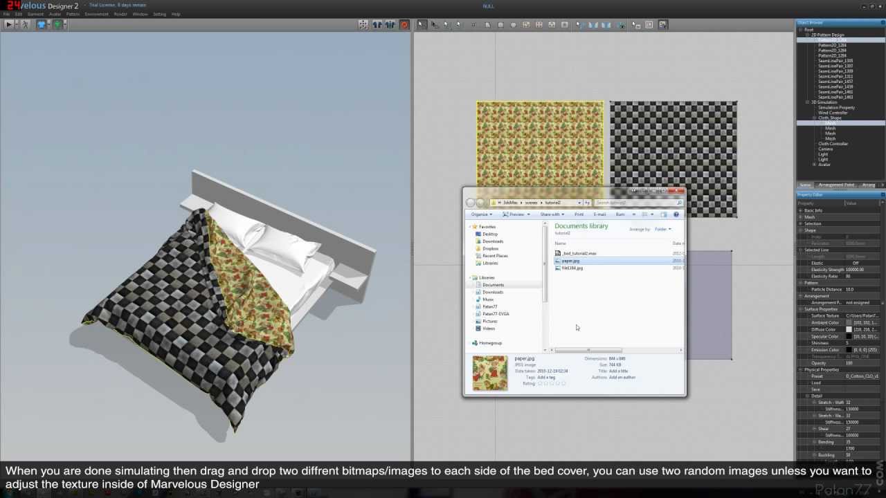 Tutorial #02 Creating a bed 