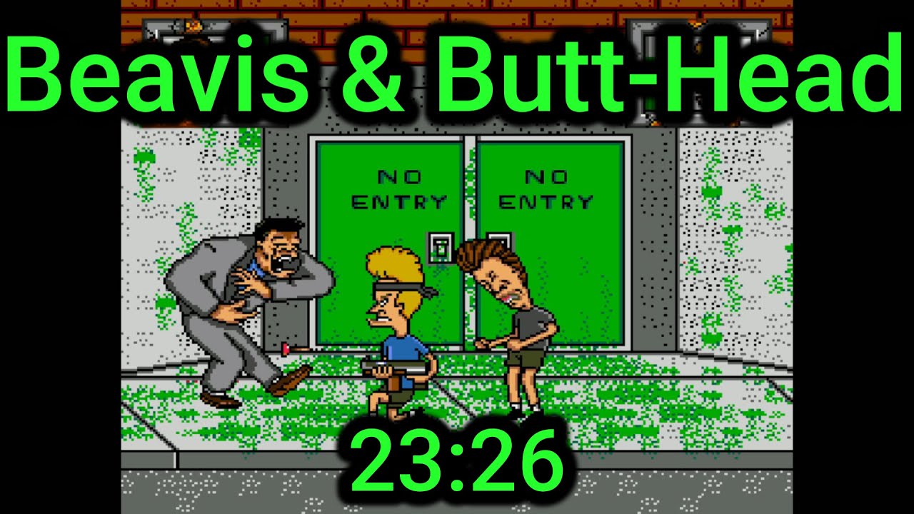 Beavis and Butt-Head - SEGA Genesis - No Cheats Speedrun
