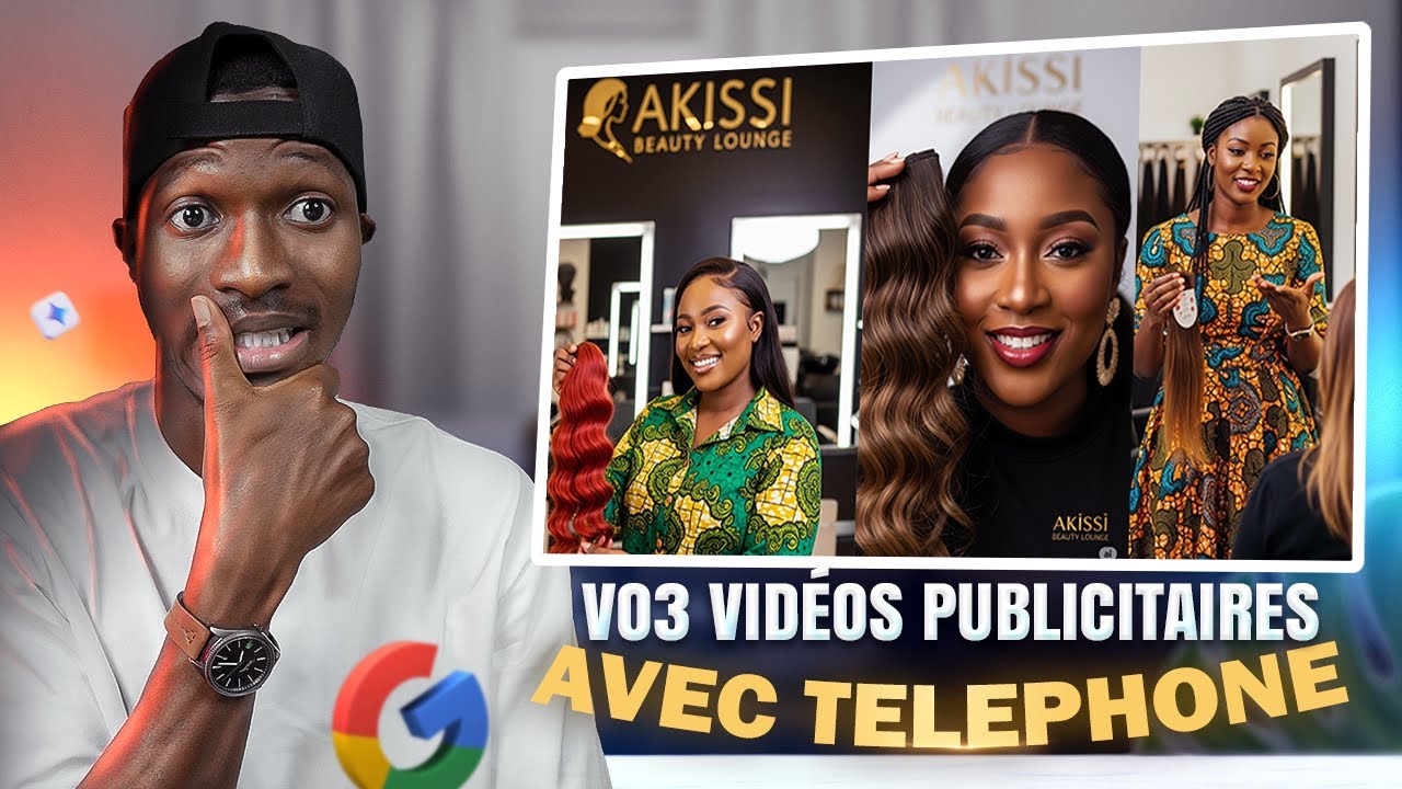 Comment faire des pubs vidéos qui vendent avec Google Veo 3 (depuis votre téléphone)