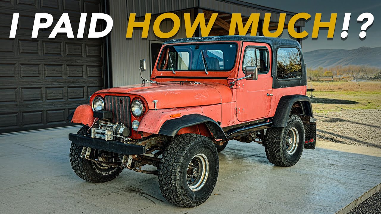 Угадайте, сколько я заплатил за этот Jeep CJ-7