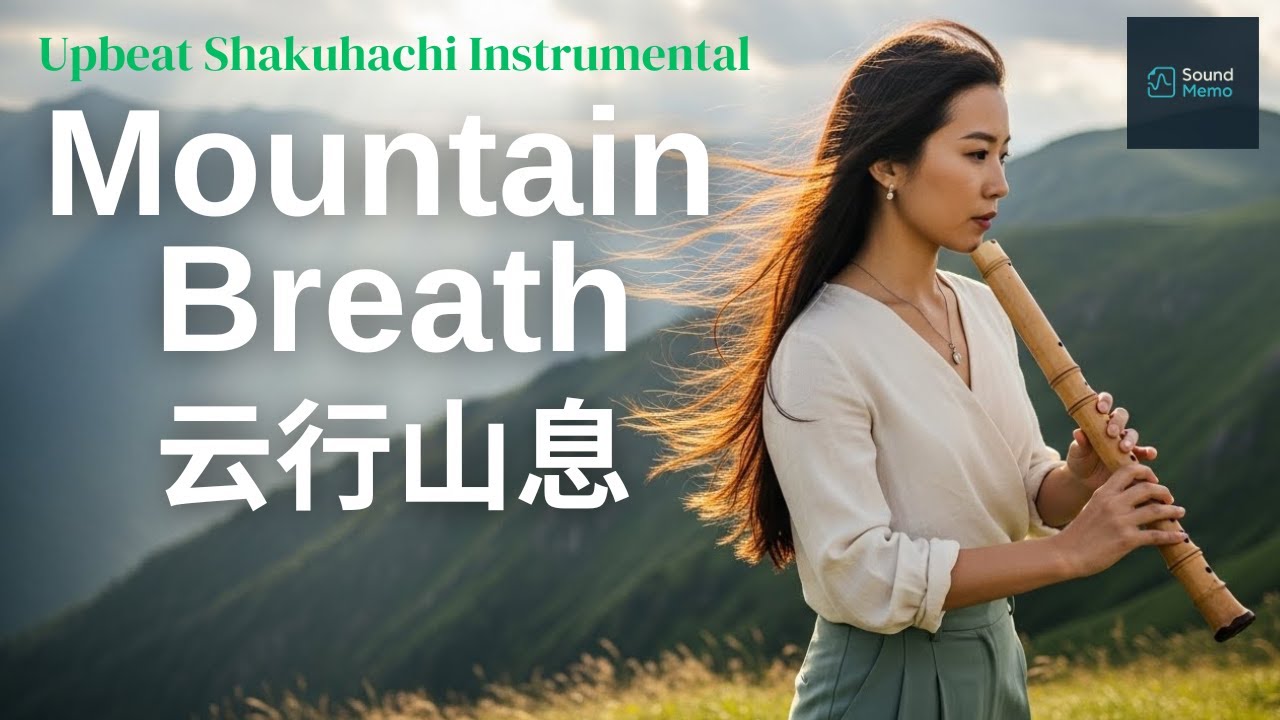 Mountain Breath · 云行山息 ⛰️ | Upbeat Shakuhachi (尺八) Instrumental 🪈 | Asian Flute Nature Music