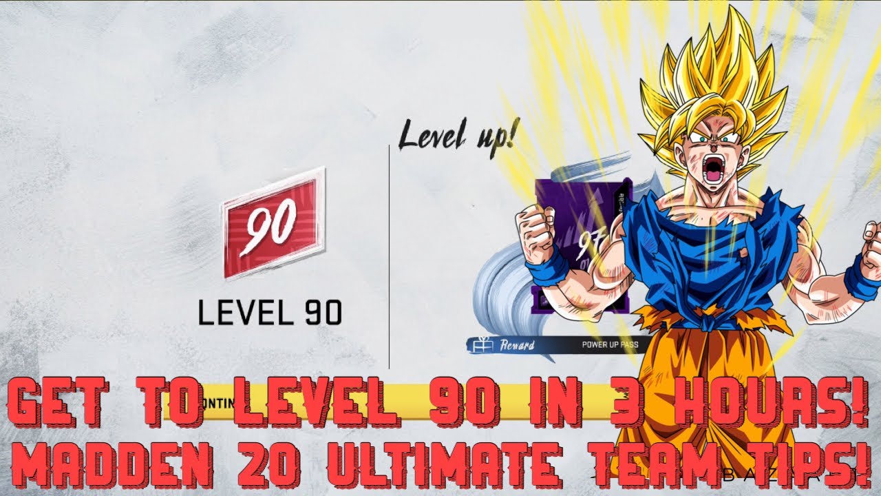 FASTEST WAY TO LEVEL UP TO LEVEL 90 IN MADDEN 20 ULTIMATE TEAM!