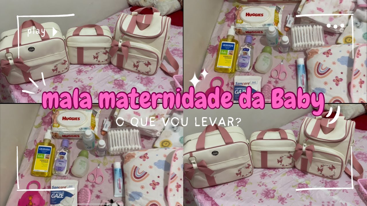 MALA MATERNIDADE DA BEBÊ - O QUE VOU LEVAR?🩷