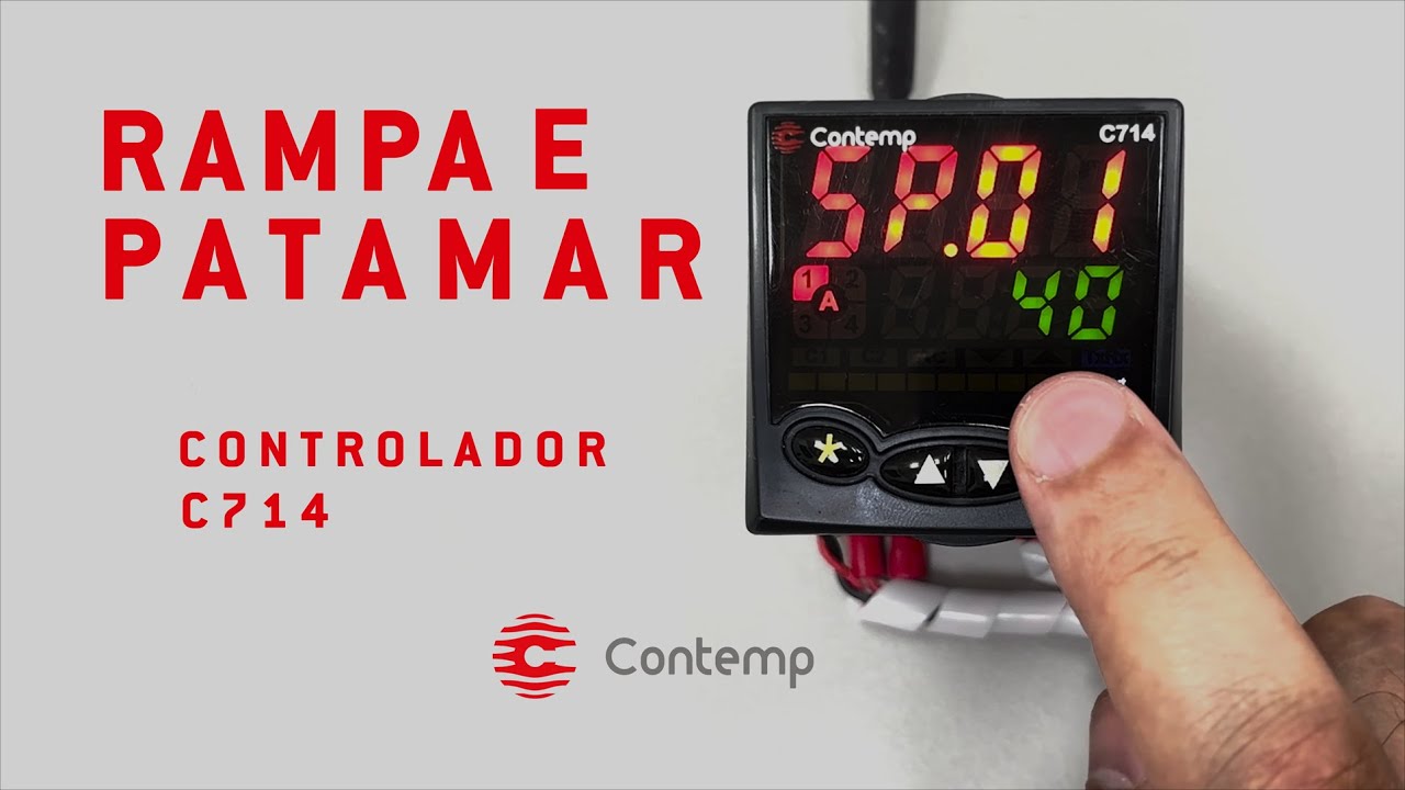 Rampas e Patamares no Controlador de Temperatura e Processos C714
