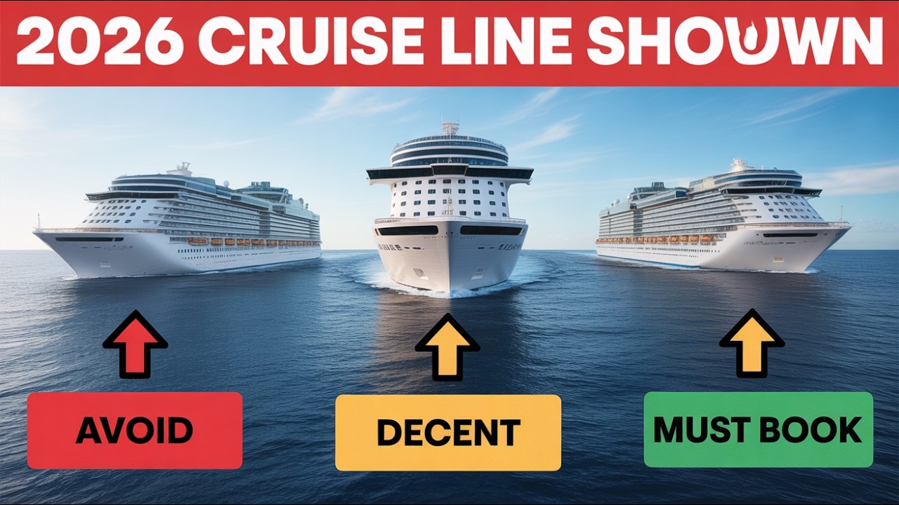 Which Cruise Line to Choose in 2026? Ranked WORST to BEST (Must Watch Before You Book)